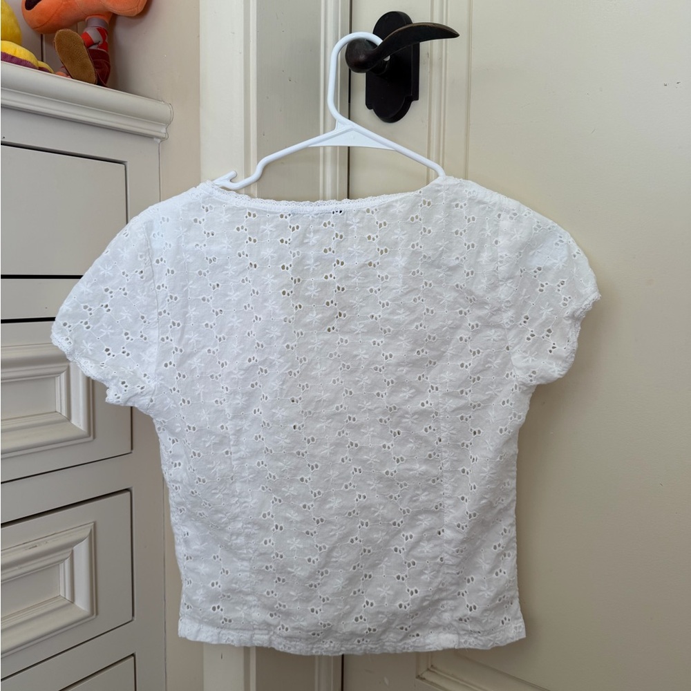 Brandy Melville Lace Shirt🤍 - Picture 2 of 2